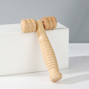 Fábrica OEM Wood Therapy Massagem <span class=keywords><strong>Roller</strong></span> Tool Ferramentas De Massagem De Madeira Back Massager Relaxar Músculos - Product Image 4
