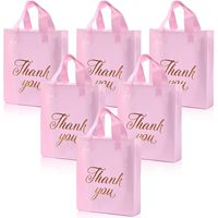 CTCX Logo imprimé personnalisé marchandise personnalisée sac à provisions en plastique découpé avec poignée sacs à provisions en plastique personnalisés
