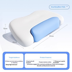 Almohada de Soporte para el Cuello de Espuma Viscoelástica Rectangular Personalizable para Ayudar a Dormir, Diseño Ergonómico para Adultos, Extraíble y Lavable - Product Image 6