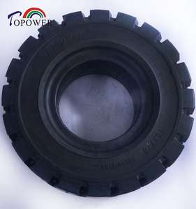 Neumático Sólido de Alta Calidad para Montacargas 18X7-8, Neumático Sólido de Caucho Industrial - Product Image 6