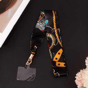 Thời Trang Điện Thoại Di Động Dây Buộc Đồ Trang Sức Polyester Lụa Điện Thoại Di Động Dây Đeo Với Trường Hợp Có Thể Tháo Rời Vá Dây Đeo - Product Image 4
