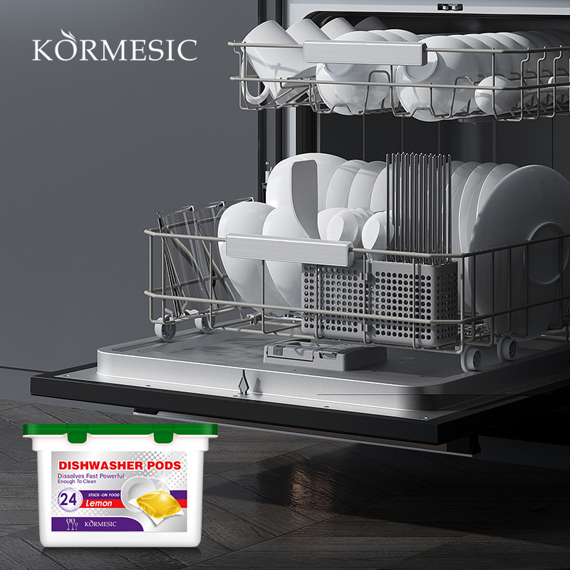 Чашки для мытья посуды KORMESIC, частная марка, быстро растворяются, достаточно мощные, чтобы очистить прилипший пищевой лимон