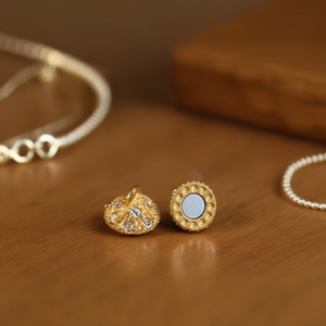 Chiusura Magnetica Ilan 10mm Decorata con Strass per Gioielli - Product Image 3