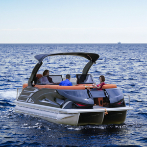 เรือโป๊ะไฟเบอร์กลาสแบบปรับแต่งได้ ยอดนิยม สำหรับใช้เพื่อความบันเทิง - Product Image 2