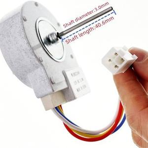 Moteur de ventilateur de réfrigérateur Whirlpool W10822580 110-120 V électrique, arbre de 3,0 mm, longueur de 40,6 mm, pièce de rechange - Product Image 1