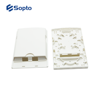 FTTH Fiber Optic Terminal Box 2 Port SC/LC Type 2 Core Mini Optic Terminal ODF Box Indoor