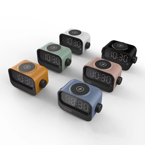 New Arrival sáng tạo robot đa chức năng hiển thị kỹ thuật số Đồng hồ báo thức điện thoại phí không dây loa <span class=keywords><strong>bluetooth</strong></span> di động - Product Image 6