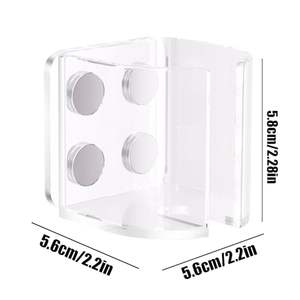 Porte-bouteille d'eau magnétique en acrylique <span class=keywords><strong>Support</strong></span> de <span class=keywords><strong>fontaine</strong></span> <span class=keywords><strong>à</strong></span> boire Hamster Petit <span class=keywords><strong>support</strong></span> magnétique pour mangeoire pour animaux de compagnie - Product Image 1