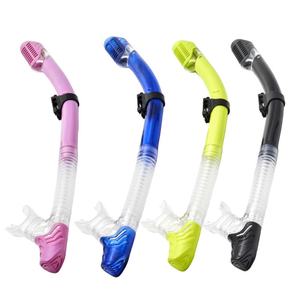 Tuba de plongée en silicone entièrement étanche pour adultes, hommes et femmes, équipement de sport aquatique et de plongée en plein air - Product Image 1