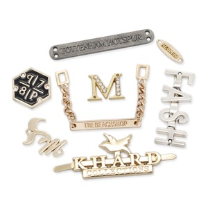 2019 Fashion Custom Design Metal Label Tag <b>Accessories</b> for <b>Bags</b> - Product Image 1