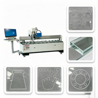 Machine de gravure laser CNC pour miroirs LED intelligents, machine de perçage laser pour miroirs en verre pour la production de miroirs de salle de bain