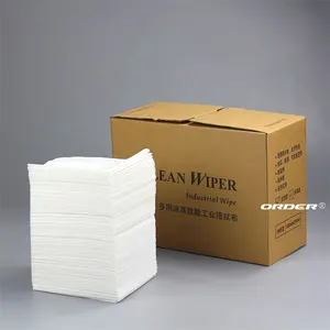 Newest High Performance 1/4 Fold Aperture Interfolded Mesh Rayon Industrial Non-Woven Cleaning Wipes