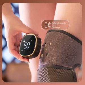 Masseur de genou et de jambe polyvalent avec logo personnalisé, chaleur réglable, lumière rouge, physiothérapie, vibration pour soulager la douleur au genou, relaxation - Product Image 5