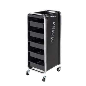 Luxe 5-laags roestvrijstalen salon <span class=keywords><strong>trolley</strong></span> met stille wielen, multifunctioneel, modern design, verstelbaar, voor de kapperszaak - Product Image 2