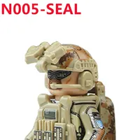 Mini Figurines Militaires Forces Spéciales US RU SEALs Briques SWAT Modèle d'Armée Mobile Ensemble de Blocs de Construction Jouet