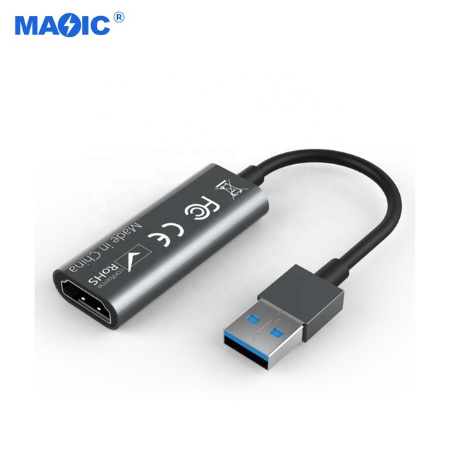 1080P 60Hz New Style Metal USB2.0 USB3.0 to HDMI Video Capture Card Full HD Capture Card for Game Video Live PS4/XBOX Computer