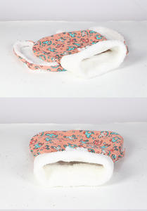 Sac de couchage pour chat en peluche solide, écologique et doux, lit pour animaux de compagnie chaud pour l'hiver avec un design mignon pour les chatons et les chiens de petite <span class=keywords><strong>race</strong></span>, carton - Product Image 6