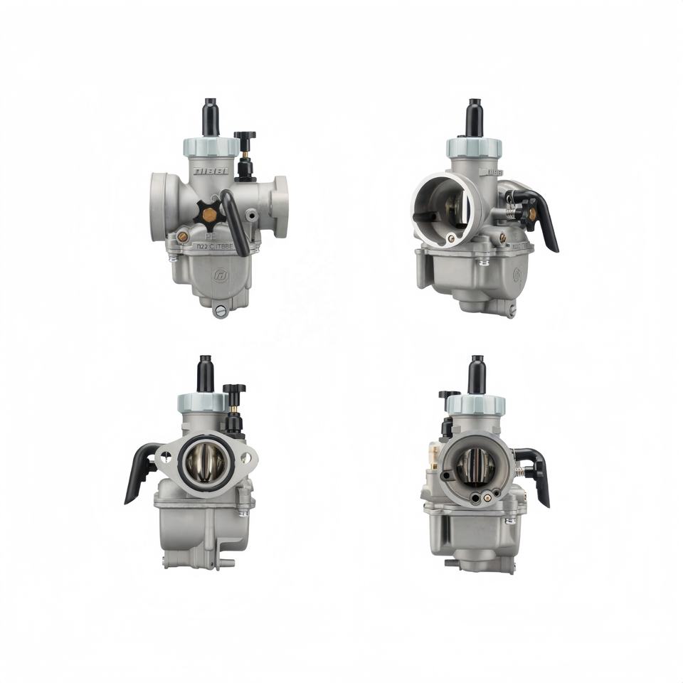 New NIBBI Aluminum PE17 PE19 PE22 PE24 PE26 PE28 Flange Type Carburetor ...