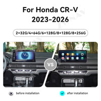 ZWNAV 12.3 pouces sans fil Carplay Android Auto pour Honda CRV 2023 Android 14 écran multimédia Radio voiture lecteur DVD écran tactile