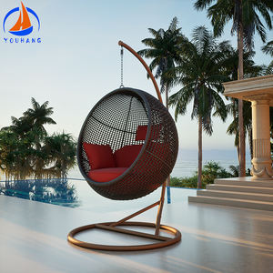 <span class=keywords><strong>Taburetes</strong></span> de Bar de ratán de aluminio Columpios de patio Silla Cestas tejidas de metal Colgante Niños Bambú Azul <span class=keywords><strong>Ratan</strong></span> Columpio - Product Image 1