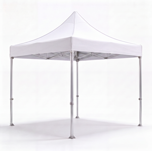 Tenda Pop-Up Pieghevole Commerciale in Lega di Alluminio Premium 10x10 per Esterni, in Tessuto Oxford, Antivento, Mobile, per Fiere e Uso Resort - Product Image 1