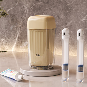 Ensemble de brosses à dents et gobelets de voyage, soins bucco-dentaires portables pour le rinçage et le nettoyage avec cartouches filtrantes - Product Image 1