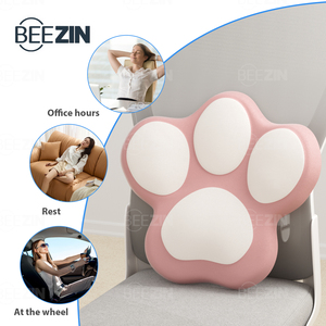 Cojín Beezin pata de perro ortopédico venta al por mayor Oficina silla personalizada coche soporte Lumbar almohada de espuma viscoelástica - Product Image 1