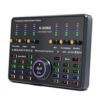 Carte son Studio Dj10 Podcast carte son audio externe mélangeur Usb enregistrement cartes son pour karaoké