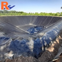 Géomembrane HDPE pour biodigesteur, décharge, barrage, étang, pisciculture, 1 mm, 1,5 mm, 2 mm