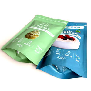 ถุงบรรจุภัณฑ์อาหารสัตว์เลี้ยงแบบกันกลิ่น พิมพ์ลายได้ตามต้องการ สำหรับอาหารสัตว์ เค้ก ผงผสม  แบบซิปล็อค ปิดผนึกได้ ตั้งได้ ผลิตจากอลูมิเนียมฟอยล์และไมลาร์ - Product Image 6