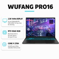 Vivobook Pro 16 Gaming Laptop Core 9 270H RTX 5060 16GB 1TB PCIe 4.0 SSD 2560x1600 144Hz Windows 11 WiFi 6