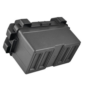 Boman PB005 Boîte de <span class=keywords><strong>batterie</strong></span> de <span class=keywords><strong>voiture</strong></span> vide en polypropylène noir durable ultra-résistant, étanche au lithium, avec sangle de <span class=keywords><strong>fixation</strong></span> BMS - Product Image 4