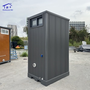 Toilettes mobiles temporaires, lavabo public portable, toilettes préfabriquées, cabine WC extérieure pour chantier de construction - Product Image 4