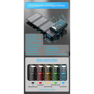 Mỹ Cổ Dung Lượng Cao 36000MAh Pin Di Động Năng Lượng Mặt Trời Ngân Hàng Điện Nhanh Chóng Bán Sạc Nhanh Sạc Không Dây Cho Điện Thoại Di Động - Product Image 5