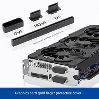 Protection anti-poussière pour connecteur de carte graphique, coque en plastique anti-oxydation, couvercle coulissant, protection PCI-E, HDMI pour carte graphique