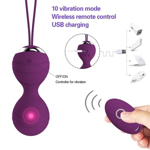Bola Kegel con Control Remoto Inalámbrico, Ejercitador de <span class=keywords><strong>Suelo</strong></span> Pélvico de Silicona para Fortalecer la Vagina, <span class=keywords><strong>Vibrador</strong></span> Sexual para Mujeres - Product Image 4