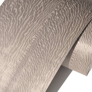 Table de cabinet en placage naturel de <span class=keywords><strong>bois</strong></span> de tigre gris teinté moderne Greenland pour usage hôtelier, taille 250x18 CM, style pont de bateau, guitare - Product Image 1