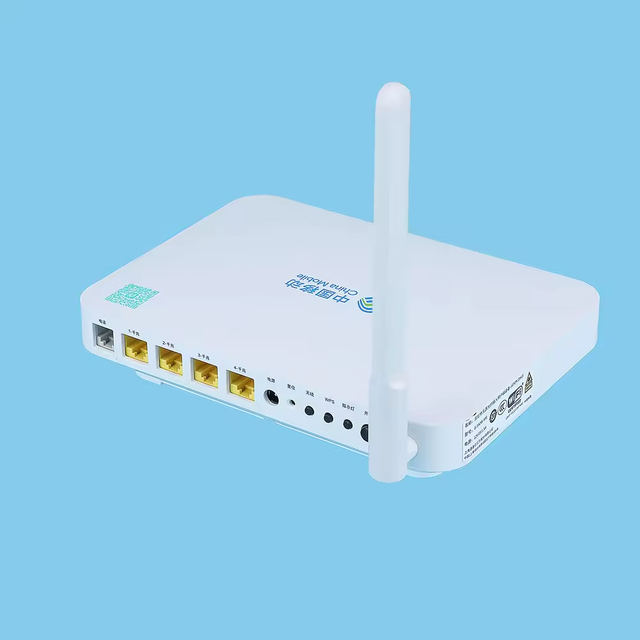 G-140W-ME ONT 4GE+1VOICE+WIFI 2.4G&5G Router GPON ONU English Version Fiber Modem