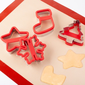 Stampo per Pasticceria di Grado Alimentare Set di Tagliabiscotti in Silicone Fai-<span class=keywords><strong>da</strong></span>-Te Moldes Tagliabiscotti Personalizzato con Copertura in Silicone - Product Image 1