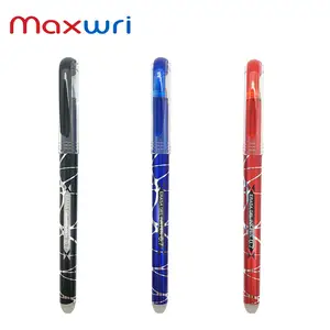 Maxwri penna di inchiostro Gel cancellabile di promozione ricaricabile ad alta temperatura in plastica di alta qualità per la scrittura della scuola dell'ufficio