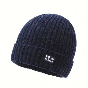Wholesale Unisex Soft Winter <b>Hat</b> Cap Custom Logo Acrylic Knitted Cuffed Beanie <b>Hats</b> - Product Image 1