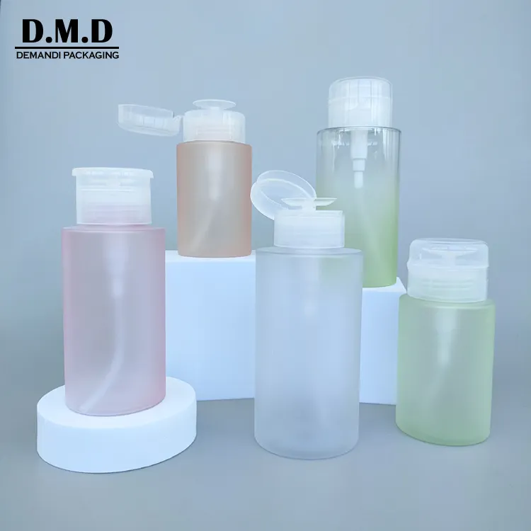 プライベートロゴ空プラスチック100 ml 300 ml 200 mlクリアマニキュアメイクアップリムーバーポンプボトル150 ml