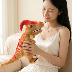 Juguetes de Peluche de Dinosaurios Personalizados, Tiranosaurio Rex, Triceratops, Muñeco de Peluche para Adolescentes y Adultos, Algodón PP, Alivio del Estrés, Malla - Product Image 5