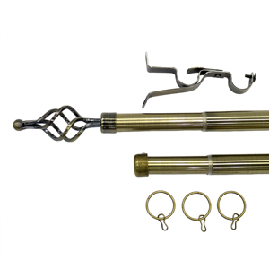 Accessoires de tringle à rideau <span class=keywords><strong>double</strong></span> en fer de 25 mm, modernes, durables et les moins chers en gros - Product Image 3