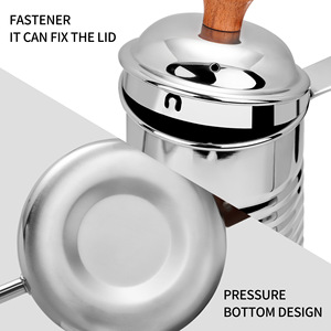 Cafetera de Acero Inoxidable Apta para Estufas de Gas e Inducción, Ideal para Cafeterías, Restaurantes Familiares y Cafés - Product Image 4