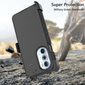 Sterke Protector 3 In 1 Holster Mobiele Voor Motorola Moto Rand Plus 2022/Edge X30 Pro/Edge X30 heavy Duty Armor Telefoon Case - Product Image 6