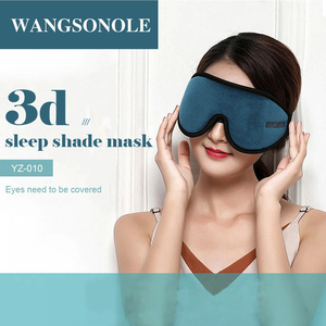 Antifaz para Dormir <span class=keywords><strong>de</strong></span> Viaje con Logotipo Personalizado, Diseño 3D, Súper Suave, con Correa Elástica, Tejido Opaco, Excelente Bloqueo <span class=keywords><strong>de</strong></span> Luz - Product Image 2