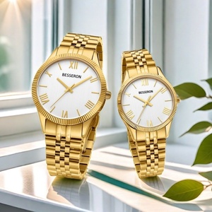 Hot Sales Couple Luxury <b>Watch</b> High Quality Women's and <b>Men's</b> <b>Watch</b> Set <b>Waterproof</b> Stainless Steel Ladies <b>Man</b> Wrist <b>Watches</b> - Product Image 2