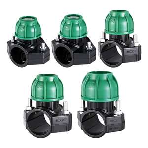 <span class=keywords><strong>Raccord</strong></span> rapide en PE pour tuyau d'irrigation agricole, collier de serrage PP, connexion par soudure 20/25/<span class=keywords><strong>32</strong></span>/40/50/63/75mm, adaptateur d'arrosage - Product Image 1