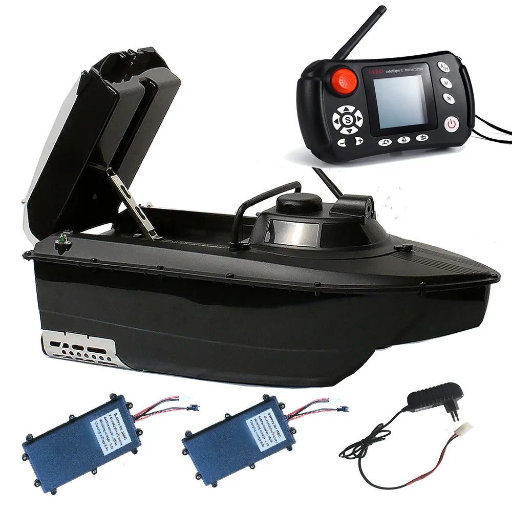 JABO – bateau-appât-2 GPS Navigation automatique-Fish Finder Store affichage de 16 Points d'alimentation en 11 langues